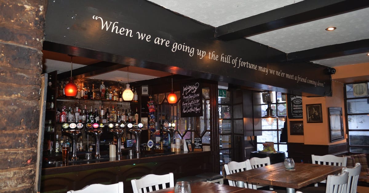 The Antiquary Bar in Edinburgh